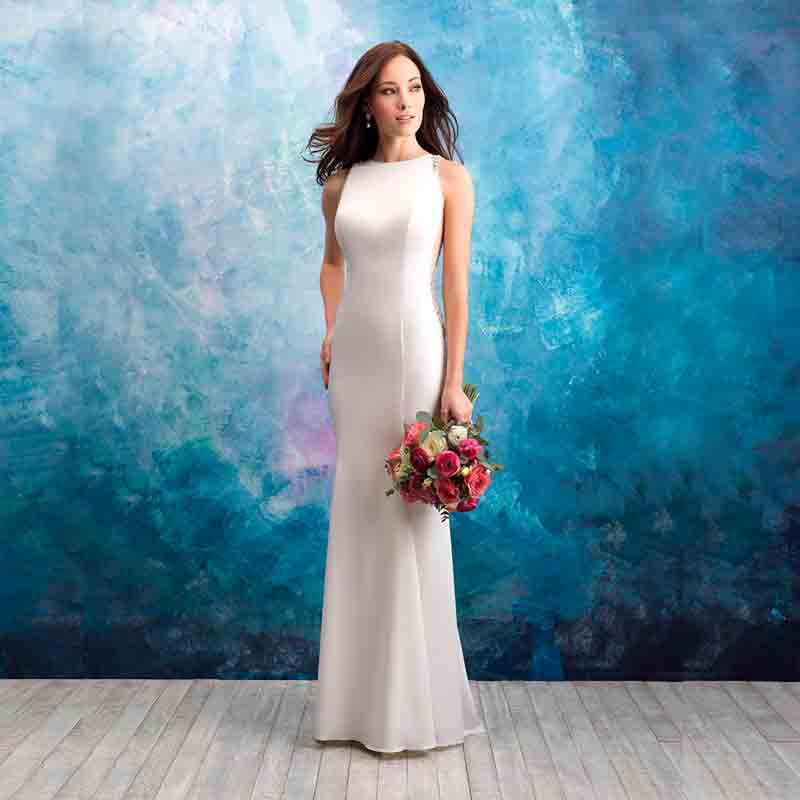 vestido de noiva minimalista 2019